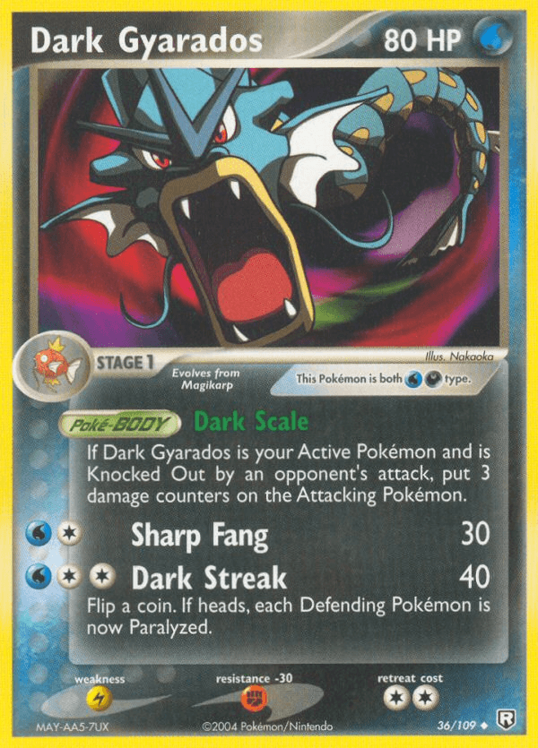 Dark Gyarados [Reverse Holo]