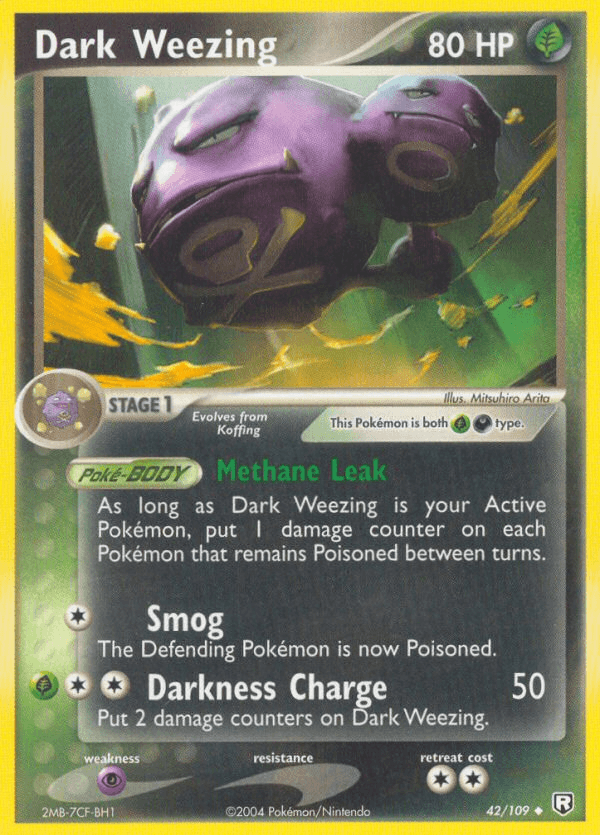 Dark Weezing [Reverse Holo]