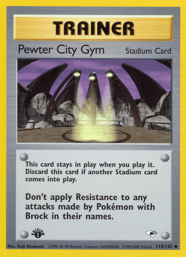 Pewter City Gym [1st Edition]