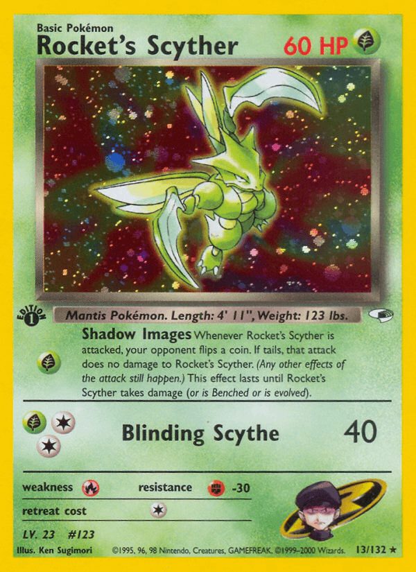 Rocket's Scyther [1st Edition]