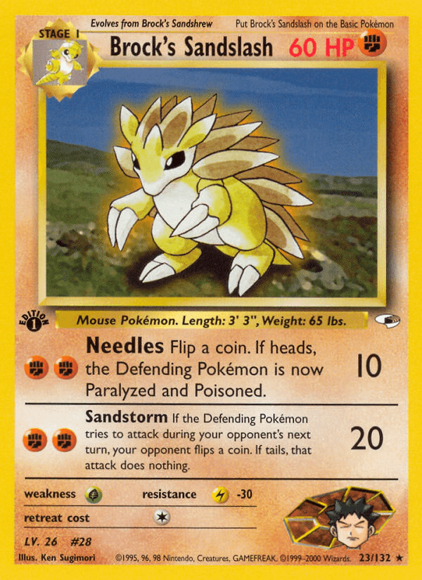 Brock's Sandslash [1st Edition]
