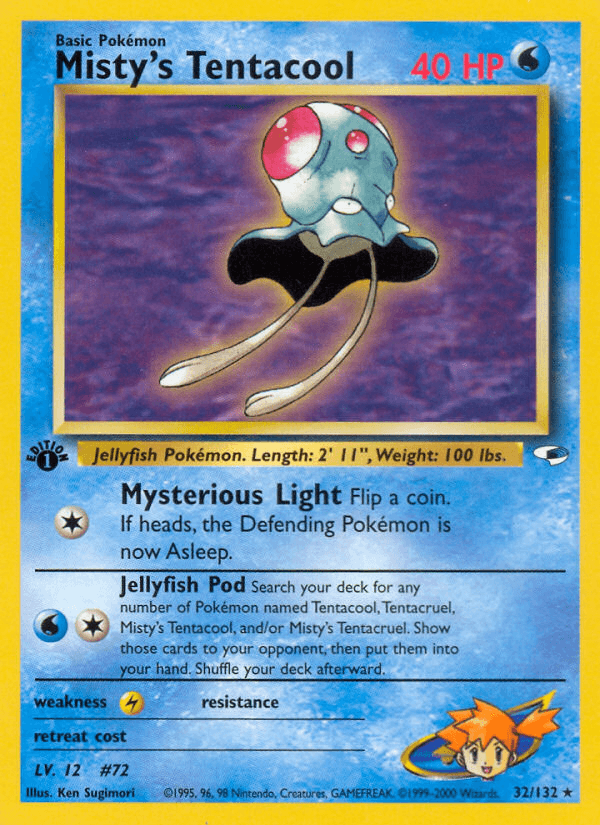 Misty's Tentacool [1st Edition]