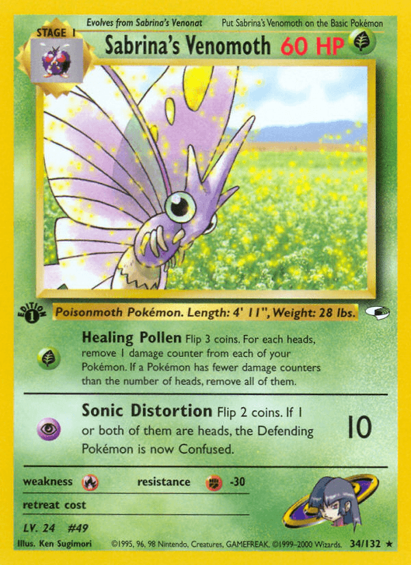 Sabrina's Venomoth [1st Edition]