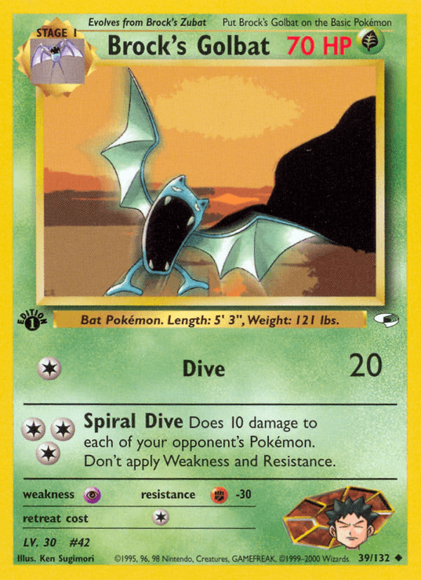Brock's Golbat [1st Edition]