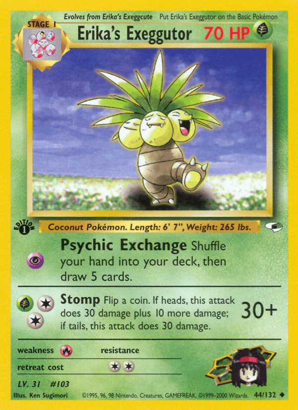 Erika's Exeggutor [1st Edition]