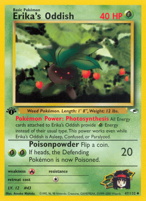 Erika's Oddish [1st Edition]