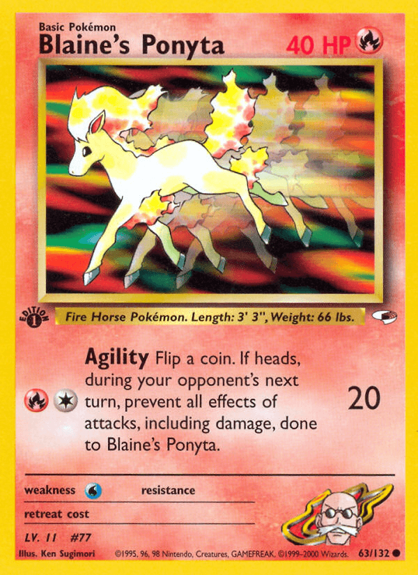 Blaine's Ponyta [1st Edition]