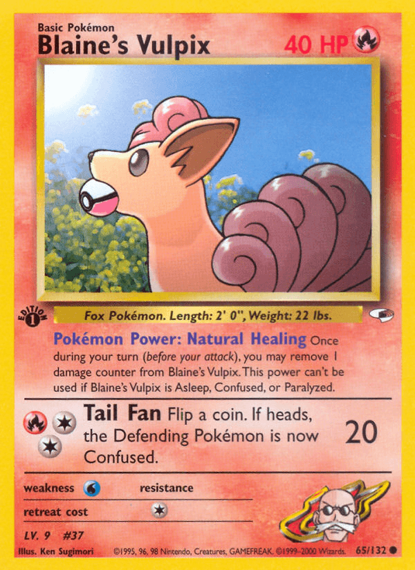 Blaine's Vulpix [1st Edition]