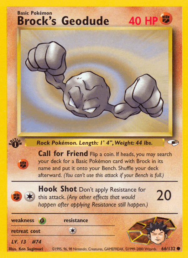 Brock's Geodude [1st Edition]