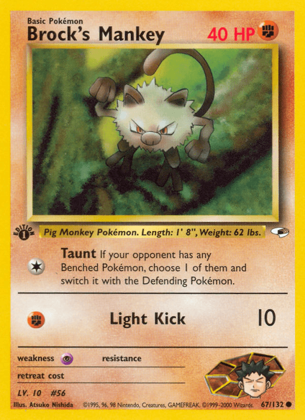 Brock's Mankey [1st Edition]