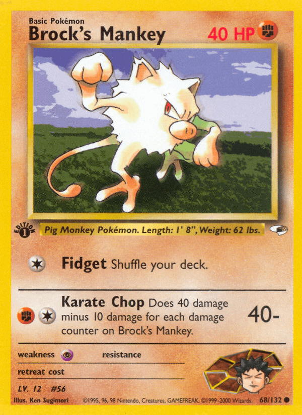 Brock's Mankey [1st Edition]