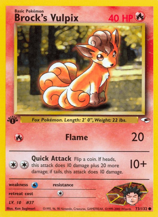 Brock's Vulpix [1st Edition]
