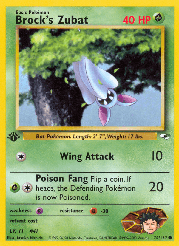 Brock's Zubat [1st Edition]