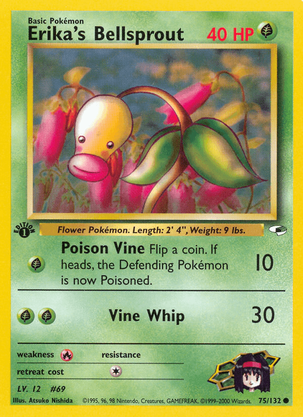 Erika's Bellsprout [1st Edition]