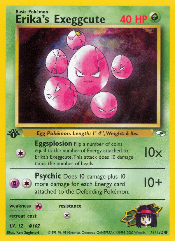Erika's Exeggcute [1st Edition]