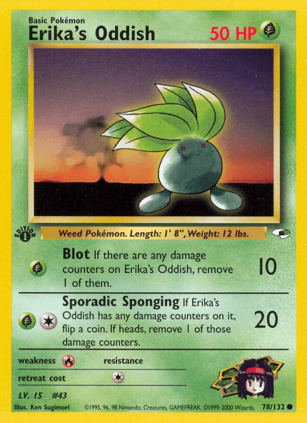 Erika's Oddish [1st Edition]