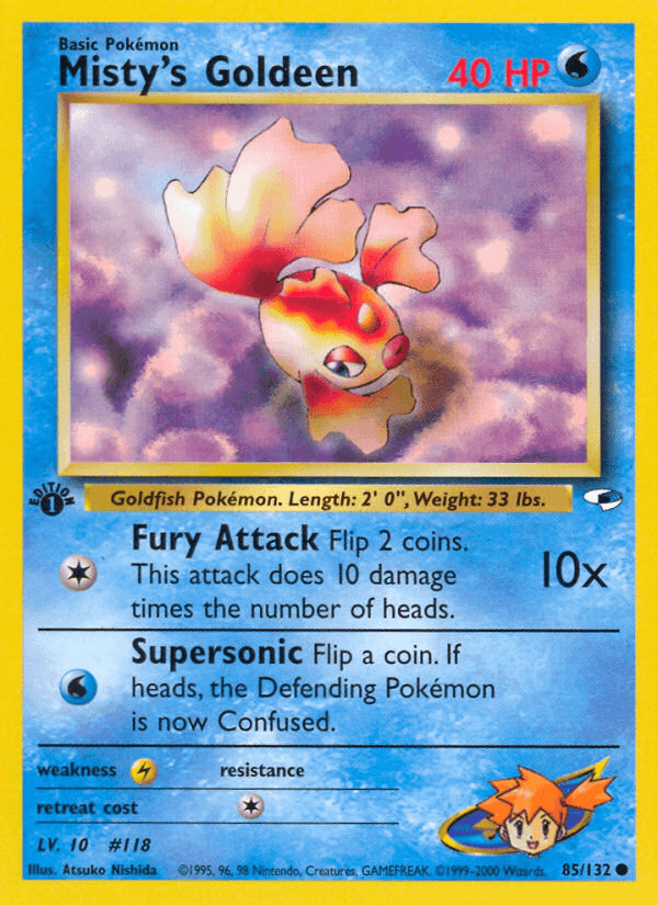 Misty's Goldeen [1st Edition]