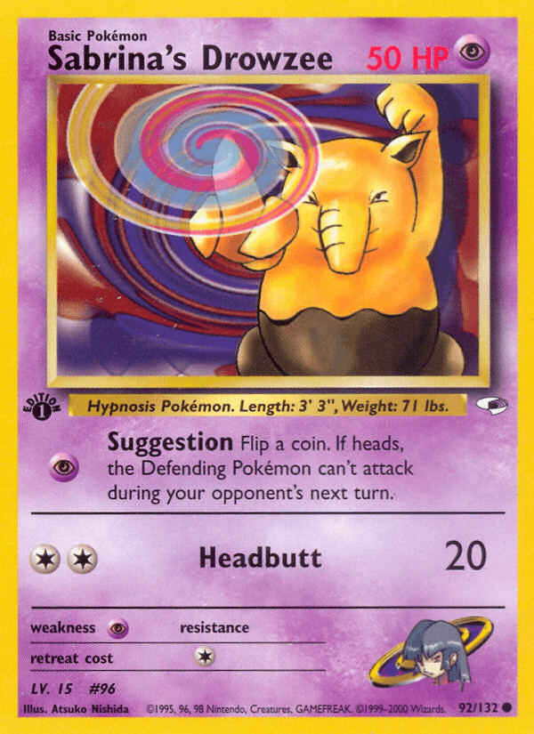 Sabrina's Drowzee [1st Edition]