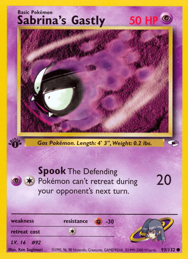 Sabrina's Gastly [1st Edition]