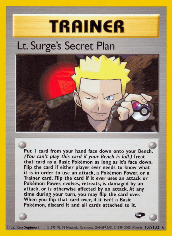 Lt. Surge's Secret Plan [1st Edition]