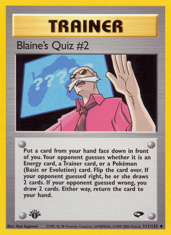 Blaine's Quiz #2 [1st Edition]