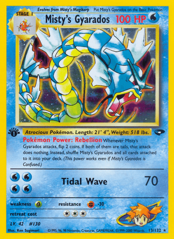 Misty's Gyarados [1st Edition]