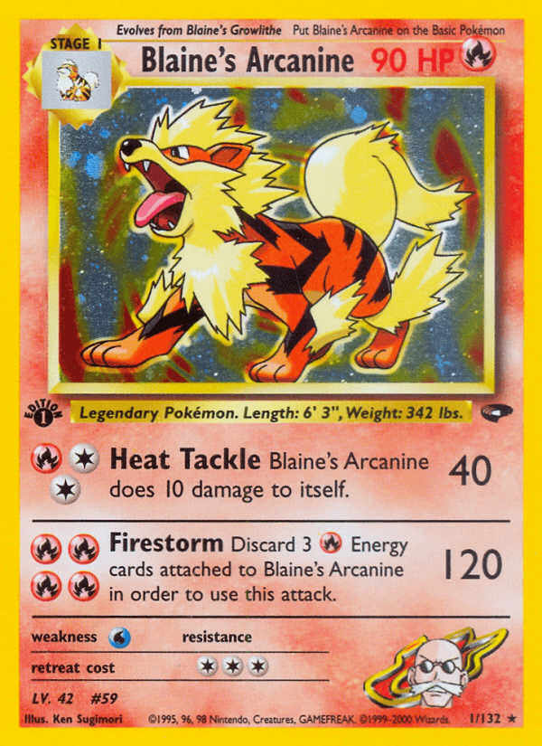 Blaine's Arcanine [1st Edition]