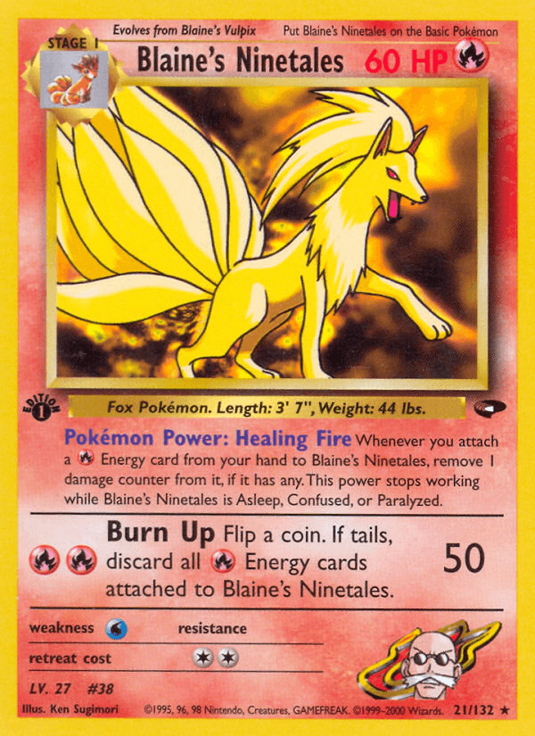 Blaine's Ninetales [1st Edition]