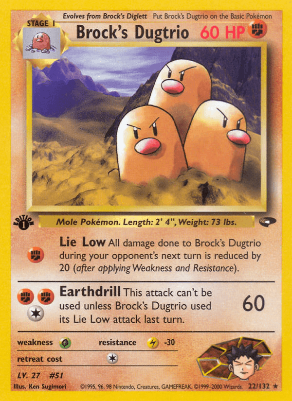 Brock's Dugtrio [1st Edition]