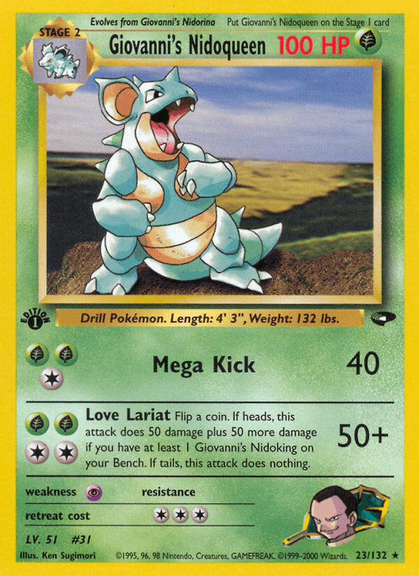 Giovanni's Nidoqueen [1st Edition]