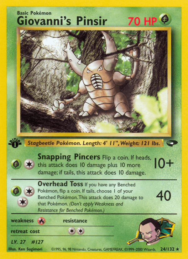Giovanni's Pinsir [1st Edition]