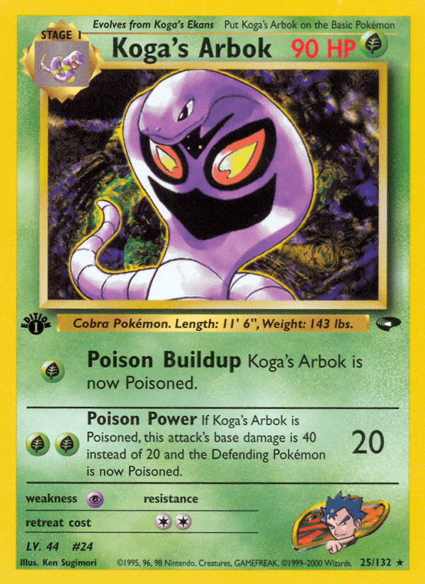Koga's Arbok [1st Edition]