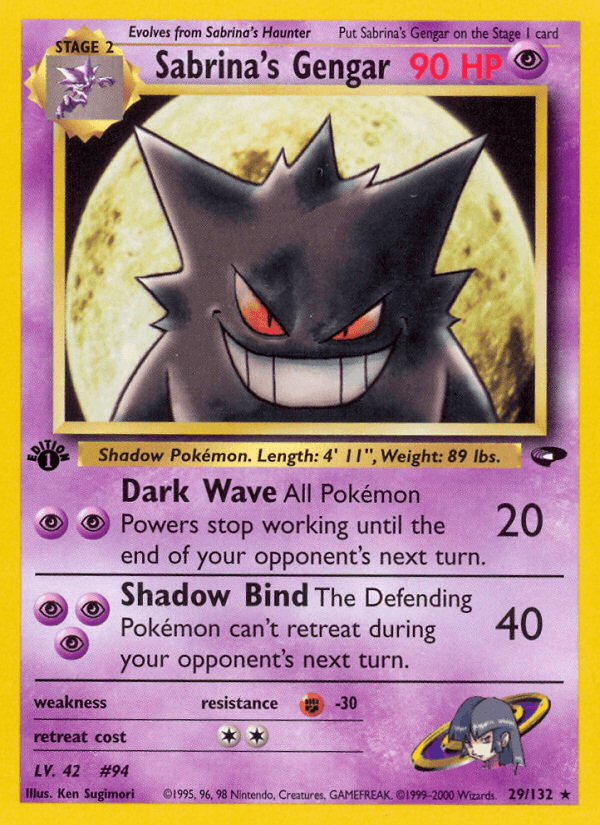 Sabrina's Gengar [1st Edition]