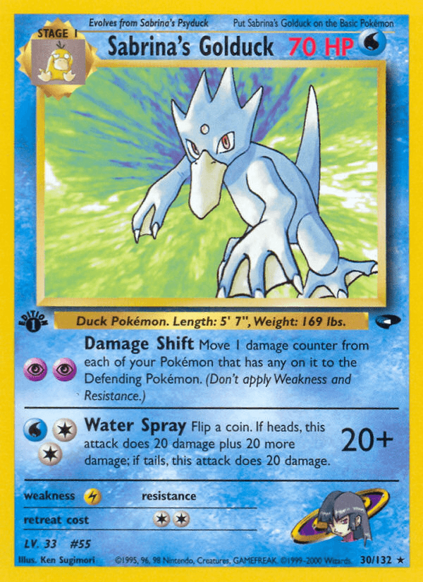 Sabrina's Golduck [1st Edition]