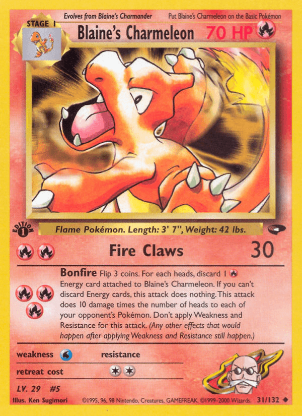Blaine's Charmeleon [1st Edition]
