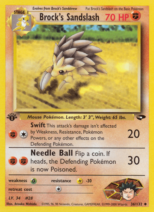 Brock's Sandslash [1st Edition]