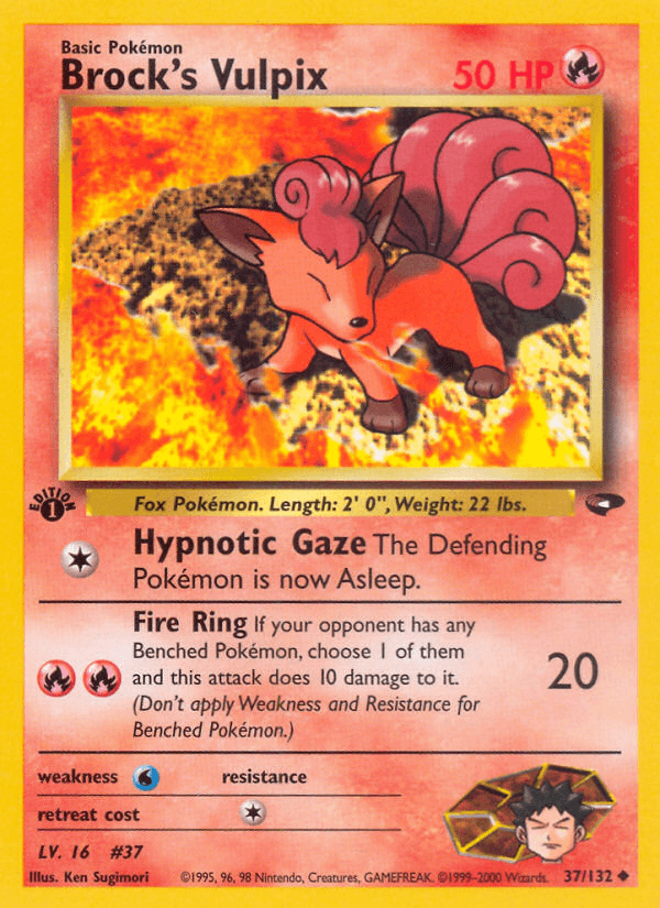 Brock's Vulpix [1st Edition]