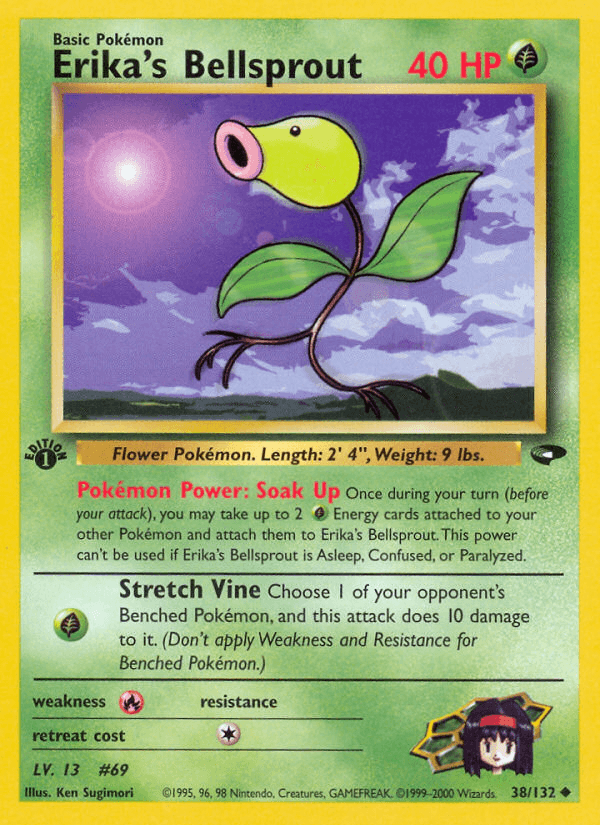 Erika's Bellsprout [1st Edition]
