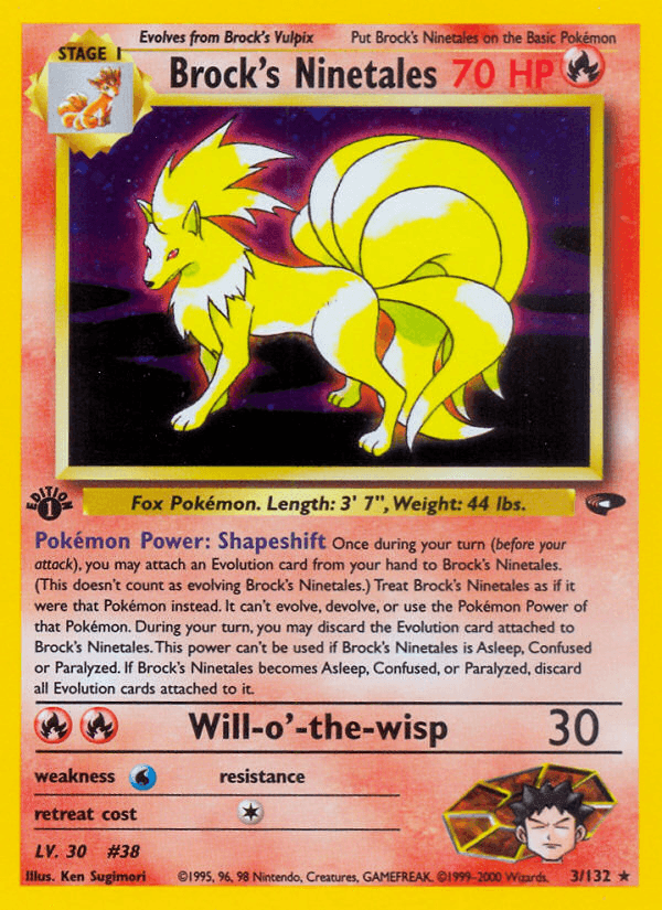 Brock's Ninetales [1st Edition]