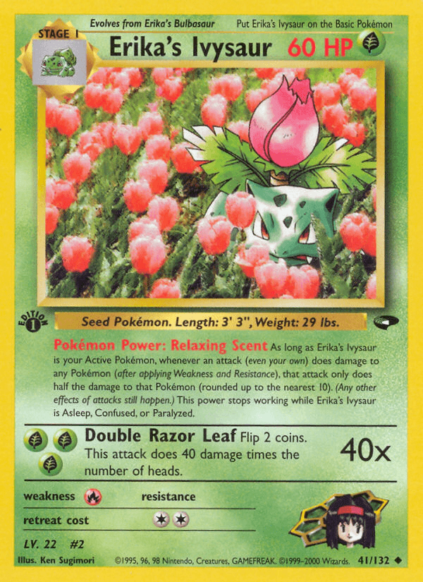 Erika's Ivysaur [1st Edition]