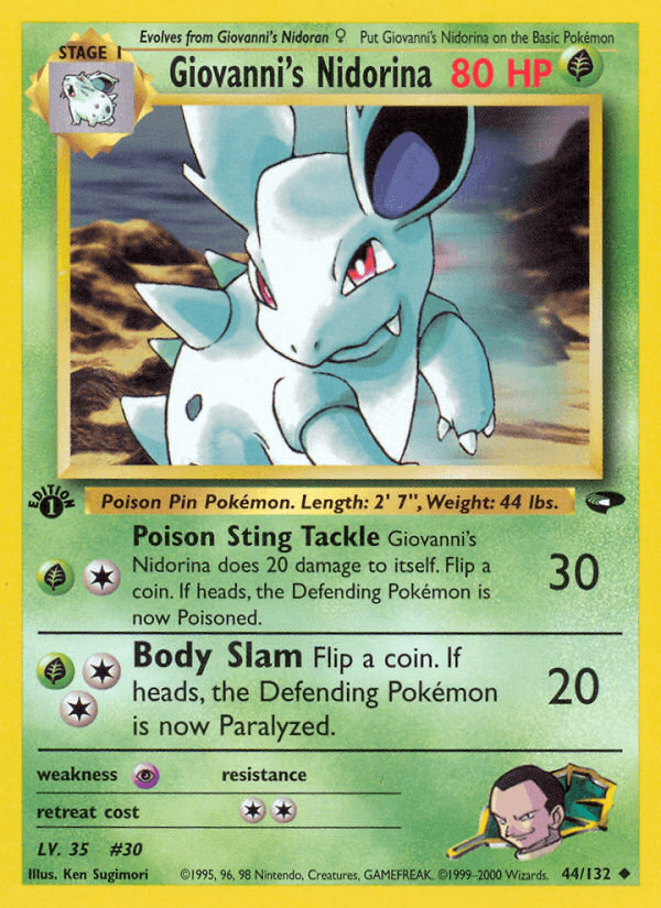 Giovanni's Nidorina [1st Edition]