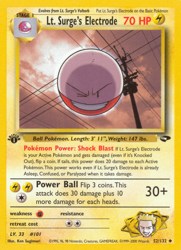 Lt. Surge's Electrode [1st Edition]