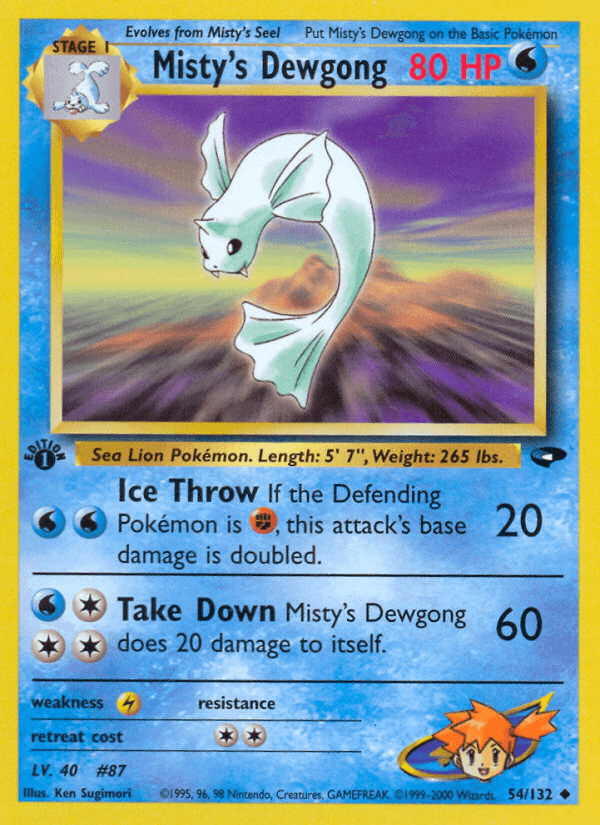 Misty's Dewgong [1st Edition]