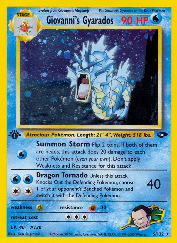 Giovanni's Gyarados [1st Edition]