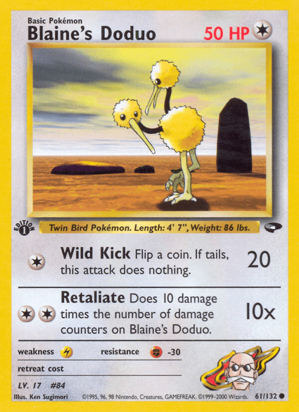 Blaine's Doduo [1st Edition]