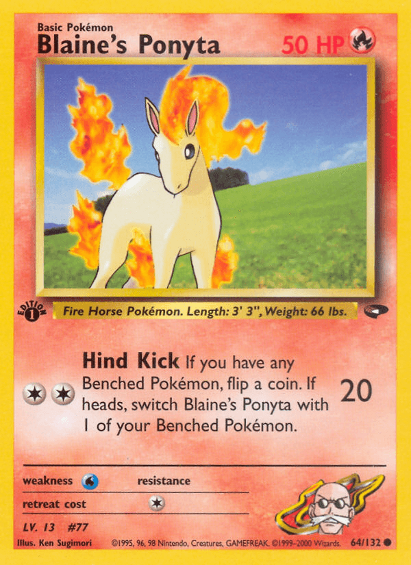 Blaine's Ponyta [1st Edition]