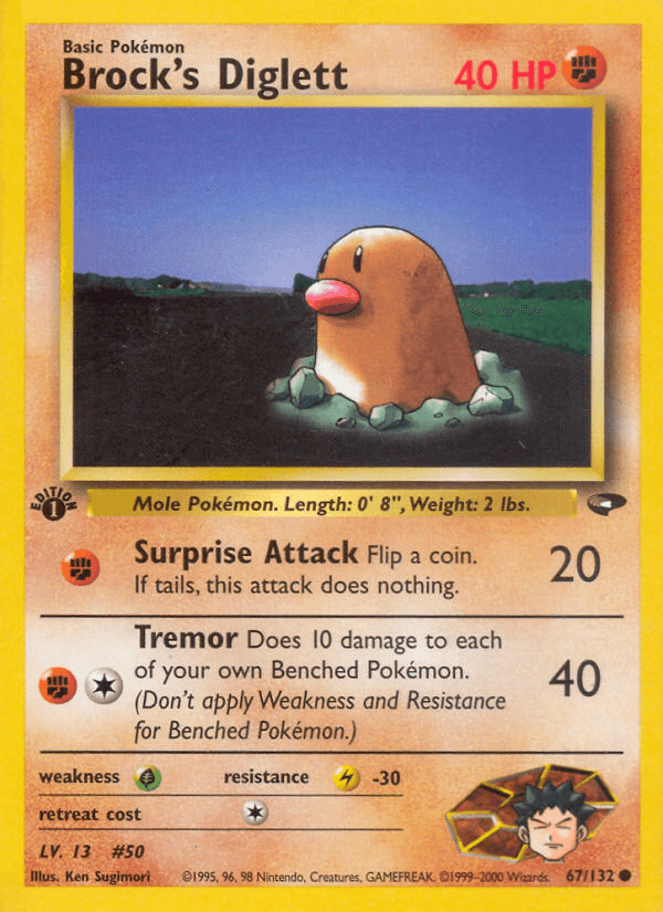 Brock's Diglett [1st Edition]