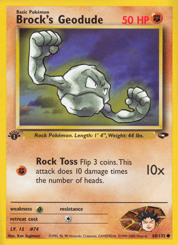 Brock's Geodude [1st Edition]