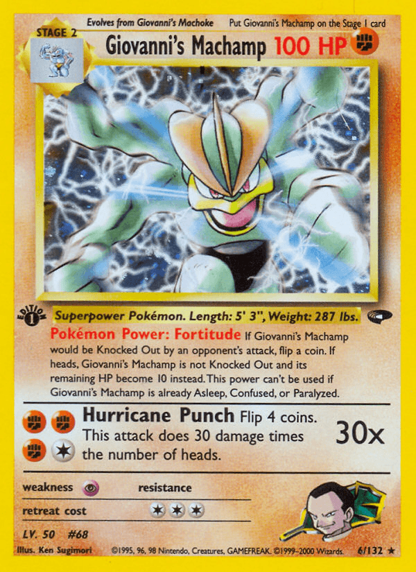 Giovanni's Machamp [1st Edition]
