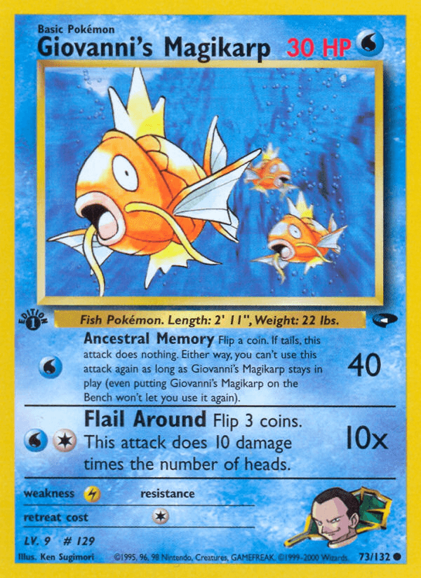 Giovanni's Magikarp [1st Edition]
